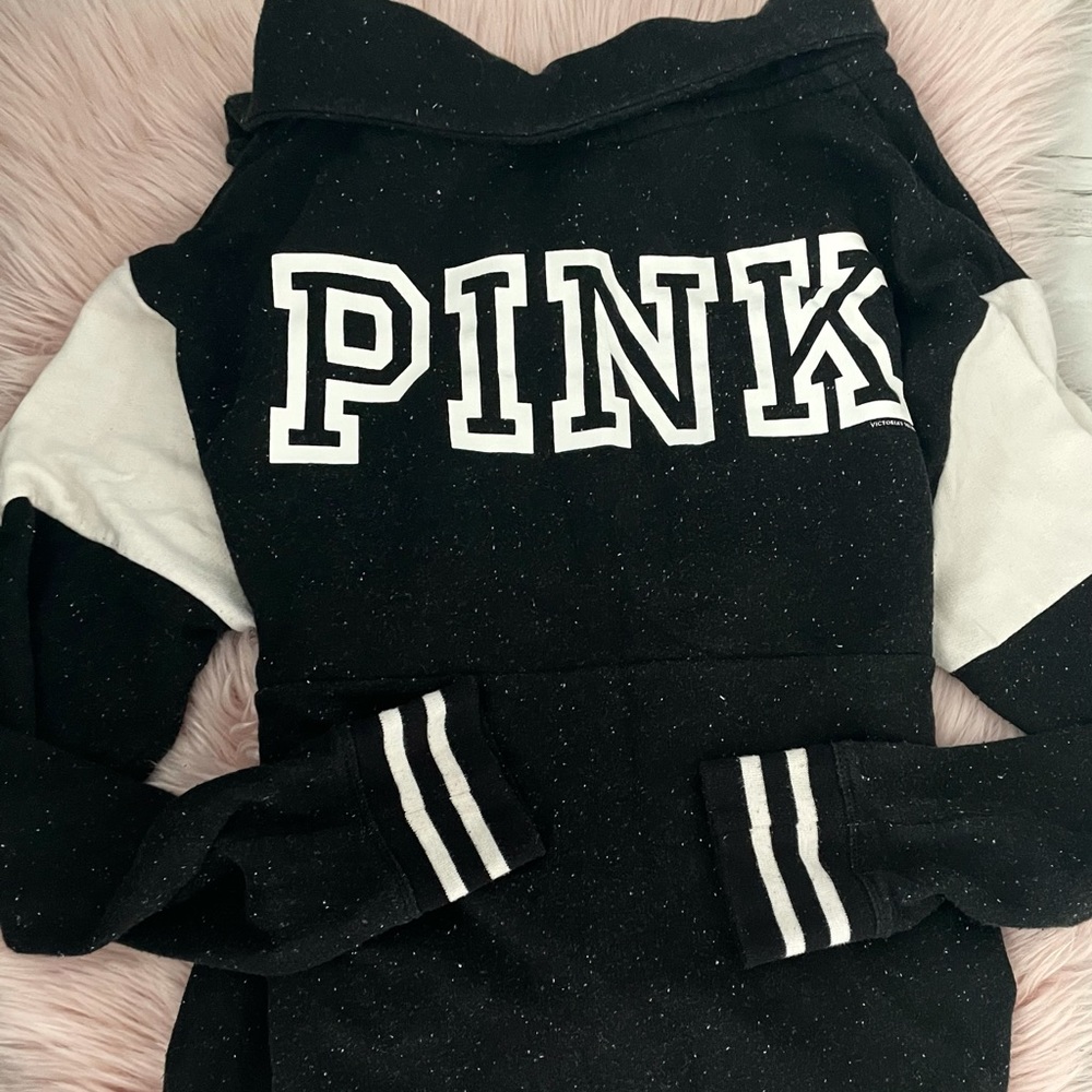 Victoria’s Secret pink half zip up